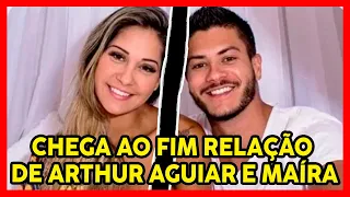 MAIRA CARDI ANUNCIA SEPARAÇÃO DE ARTHUR AGUIAR: 'FIM DA NOSSA CAMINHADA JUNTOS'