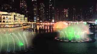 Dubai Fountain - Mon Amour - Fairouz li beirut