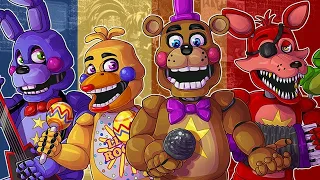 Песни в головах Рокстар Аниматроников|FNAF 6