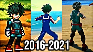 My Hero Academia Games Evolution 2016-2021