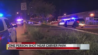 1 person shot in Raleigh shooting, police say