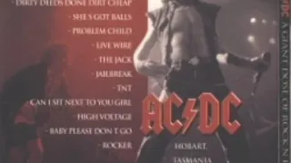 AC/DC-Hobart,Tasmania,Australia January 7 1977