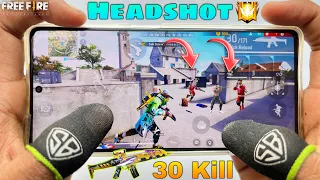 30 kills only Headshot free fire poco x3 pro gameplay 2 finger handcam