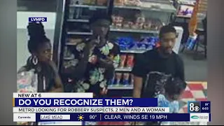 Las Vegas police search for 3 suspects accused in east valley robbery