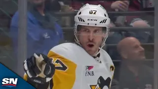 Sidney Crosby Scores From Ridiculous Angle With Wicked Tip