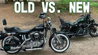 Sportster Shootout! 1979 HD Ironhead vs. 2018 Harley Davison 883