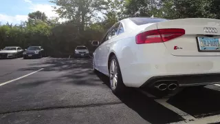 B8/8/5 S4 AWE Tuning Non Resonated downpipes - Stock exhaust