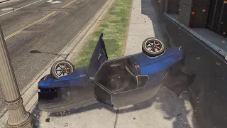 GTA 5 Car Crashes Compilation With Realistic Deformation Mod #23