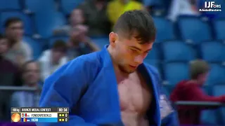 Masters 2022. 66 kg. Bronze. YONDONPERENLEI Baskhuu (MGL) - VIERU Denis (MDA)