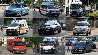 ALPINI VICENZA 2024 - 2° parte Mezzi di soccorso e Scorte in emergenza - Italian emergency Vehicles