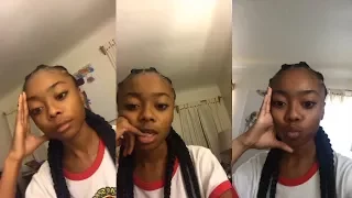 Skai Jackson | Instagram Live Stream | 21 August 2017