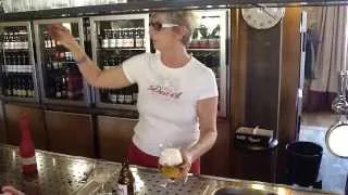 The proper way to pour a Duvel