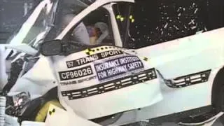 Voiture Crash Test 1997 Pontiac Trans Sport moderate overlap test