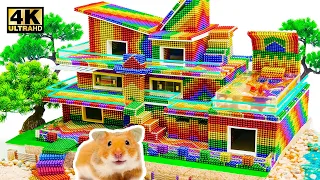 DIY - Build Mega Luxury Sea Villa Has Pools For Hamster and Goldfish With Magnetic Balls Satisfying