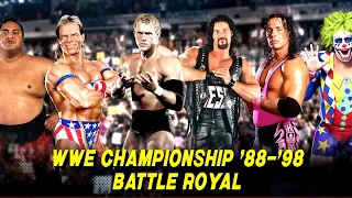 WWE 2K22 Yokozuna vs Bret Hart vs Doink The Clown vs Diesel vs Lex Luger vs Sycho Sid - Battle Royal