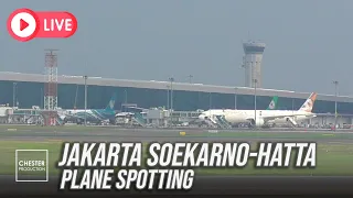 LIVE 🔴 Jakarta Soekarno-Hatta CGK Plane Spotting