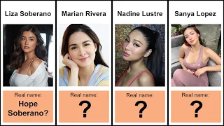 Famous Filipina Celebrities And Their Real Names