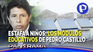 ¡Exclusivo! Millones al agua en indignante estafa a los niños: módulos educativos de Pedro Castillo