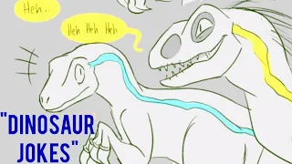 Ripper and Blue "Dinosaur Jokes" (Comic Dub)