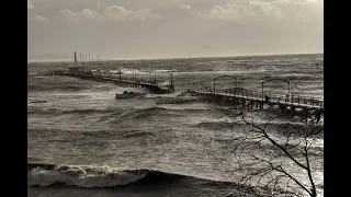 White Rock pier destroyed by storm, stranded man rescued