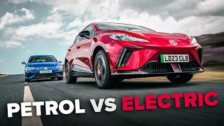 MG4 XPower vs VW Golf R | Electric vs Petrol – Hot-Hatch Battle