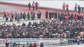 Bakersfield College's 110th commencement to be held May 10