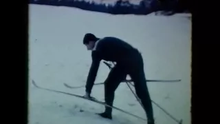 Skidträning IFK Lidingö Hans Dahlstedt och Einar Pettersson 1961