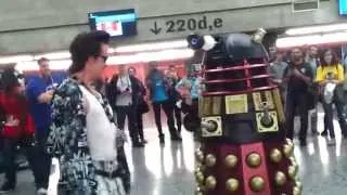 Ace Ventura and Dalek - Montreal Comiccon 2014