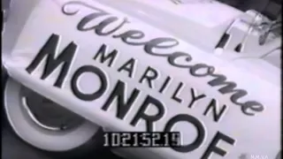 Footage of Marilyn Monroe enjoying the moment in the Monkey Business parade 1952