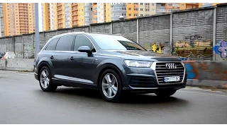 Тест-драйв AUDI Q7 II, S-line, 3.0 TDI, 2015. 0-100, 0-200, 100-0, 1/4 mile.