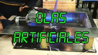 Generador de olas artificiales | Onda longitudinal y transversal | Proyecto de electrónica/Física