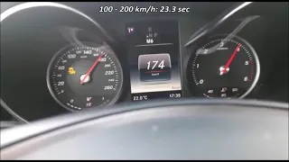 2017 Mercedes Benz C 220d S205 Stage 1 230 HP Acceleration automatic