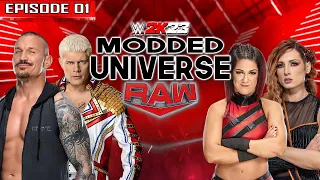 WWE 2K23 Modded Universe Mode: Episode 1 (RAW)