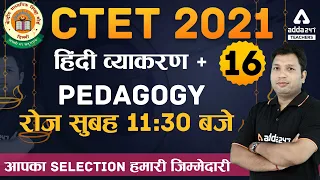 CTET 2021 | CTET Hindi Classes | Hindi Grammar + Hindi Pedagogy #16