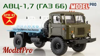 АВЦ - 1,7 (ГАЗ 66)🔹️ModelPro🔹️Обзор масштабной модели 1:43