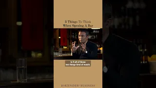 3 Things To Think When Opening A Bar: Yangdup Lama #shorts #youtubeshorts