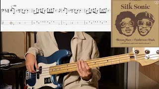 (+TAB)타브악보 Bruno Mars, Anderson .Paak, Silk Sonic - Smokin Out The Window [BASS COVER] 베이스 커버