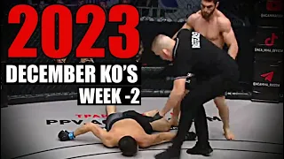 MMA & Boxing Knockouts I December 2023 Week 2