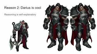 A presentation on why Darius needs buffs