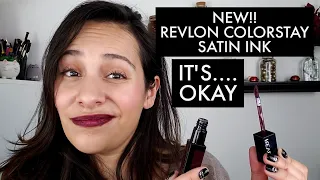 NEW🌟 REVLON COLORSTAY SATIN INK  LIQUID LIP IN BLACKBERRY - the GOOD + the BAD