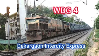 Dekargaon Intercity Express powered by WDG 4 Siliguri#train@Railfanning_of_R_Dey#indianrailways