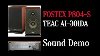 【高音質録音　High quality recoding】FOSTEX　P804-S/TEAC AI-301DA/２ vocal songs.