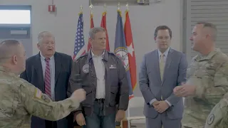 Governor Lee sends off Tennessee National Guard members before they deploy to the southern border