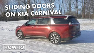 2022 Kia Carnival EX Sliding Minivan Doors | Autoblog Short Cuts