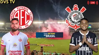 AMÉRICA-RN X CORINTHIANS AO VIVO COPA DO BRASIL ONDE ASSISTIR COM IMAGENS / PRÉ JOGO