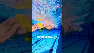 Efficient 2 Beat Kick Freestyle Swimming
