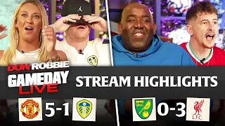 Man United vs Leeds & Norwich vs Liverpool | GameDay HIGHLIGHTS