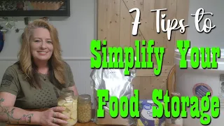 7 Tips to Simplify Your Food Storage ~ Prepper Pantry