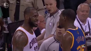 LEBRON AND DURANT HEATED TRASH TALK IN EACH OTHERS FACES!!!