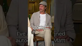 DiCaprio and Brad Pitt on getting confused for Matt Damon 😭 || #mattdamon #leonardodicaprio #shorts